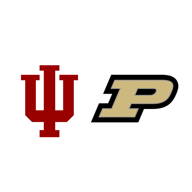 Indiana University logo and Purdue University logo