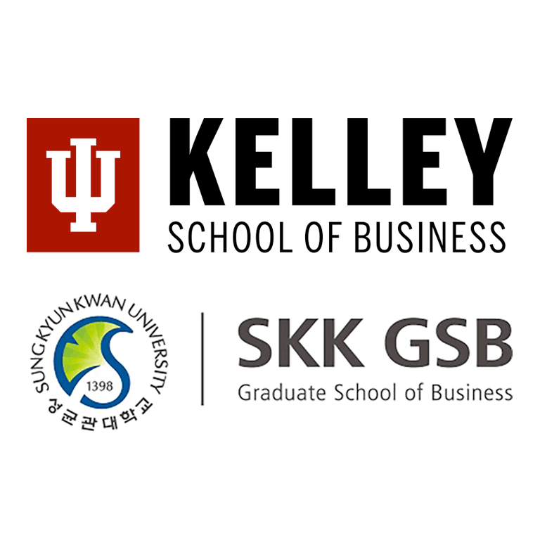 IU Kelley and SKK GSB logos